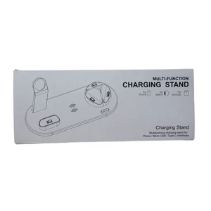 Multifunction Charging Stand For Phones Watches AirPods Wireless USB Compact Des - Picture 1 of 8