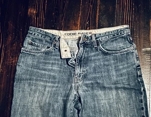 Eddie Bauer Herren Jeans Distressed 33x32 Medium Wash Straight Fit - Bild 1 von 4