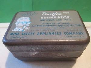 VTG 1930S Mine Safety Appliance MSA Dustfoe #66 Kit ANTIQUE USA NOT TO BE USED - Picture 1 of 8