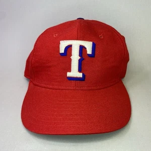 Vintage Texas Rangers Mütze New Era 5950 Größe 7 1/8 Pro Modell Diamond MLB Wolle USA - Bild 1 von 13