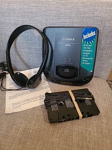 Fisher Opti Trac 3 Lettore CD Portatile Auto Funziona con Cuffie PCD-6900 - Foto 1 di 10