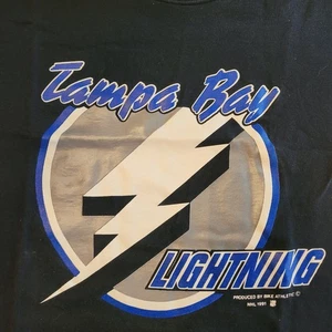 Camisa Tampa Bay Lightning Vintage 1991 NHL Team Logo Para Hombre Gráfico L Prestine - Imagen 1 de 10