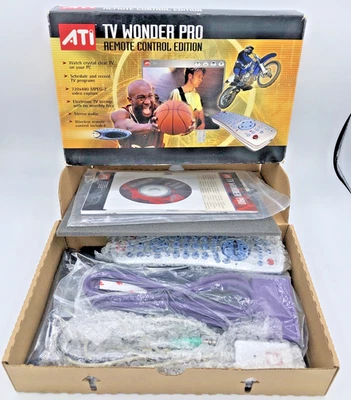 ATI TV Wonder Pro RCE Remote Control Edition PC TV-Tuner/Video Capture - New NIB - Image 1 of 4
