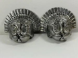 Wilton Armetale Turkey Alloy Replacement Birds Oak Cutting Board Thanksgiving - Picture 1 of 11