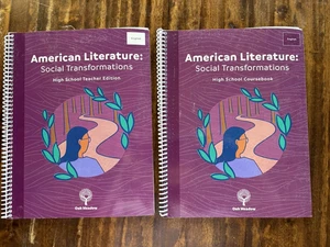 Oak Meadow American Literature Social Transformations HS Coursebook & Teacher Ed - Picture 1 of 2
