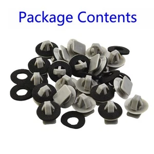20pc Lower Left Or Right Front Door Moulding Clips For CX-5 Nylon Clip - Foto 1 di 20