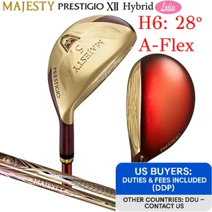Ladies Majesty Prestigio XII 12 Hybrid H6 28° A-Flex TL750 w/Headcover Women - Picture 1 of 10
