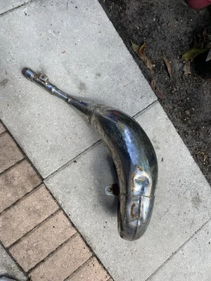 99-04 Cr125r Cr125 Honda FMF tubo de escape usado - Imagem 1 de 4