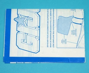 1989 GI JOE CRUSADER SPARE BLUEPRINT INSTRUCTIONS FR NL DE EURO HASBRO - Picture 1 of 4
