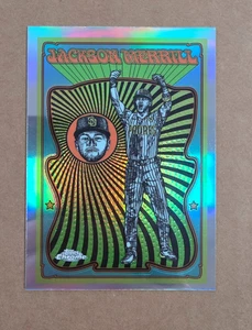 2025 Topps Chrome Baseball card UV-7 Jackson Merrill Ultra Violet All Stars - Picture 1 of 2