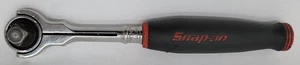 Snap-on FHCNF72 3/8" Drive Compact Round Head Soft Grip Swivel Ratchet RED - Bild 1 von 4