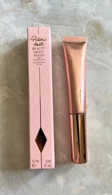 NIB Charlotte Tilbury Beauty Light Wand PILLOW TALK 0.40 oz Highlighter  - Image 1 of 4