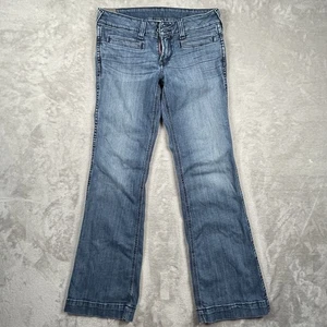 Ariat Trouser Jeans Womens 30L Blue Bell Bootcut Stretch Mid Rise Western Denim - Picture 1 of 16