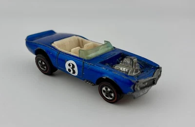 Hot Wheels ~ спойлеры Redline 1970 г. ~ Light My Firebird ~ синие - Изображение 1 из 4