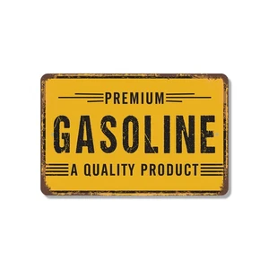 Premium Gasoline Sign High Octane Only Durable Perfect for Garages Man Caves - Picture 1 of 26