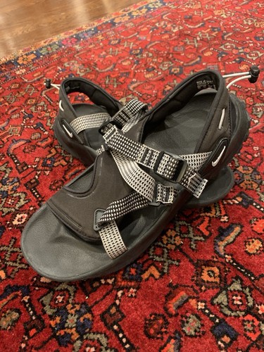 Nike Trail Oneonta Strap Sandalo Taglia 11 Nero Grigio Puro Platino DJ6602 001