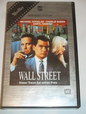 CBS/FOX silber - Wall Street - VHS/Thriller/Charlie Sheen/Michael Douglas/'87 - Bild 1 von 2