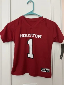 #1 Houston Texans Red Jersey Gen 2 Youth Size Medium 5/6 - Picture 1 of 5