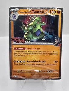 Pokémon TCG Scarlet & Violet Destined Rivals—Team Rocket’s Tyranitar Sealed Deck - Picture 1 of 3