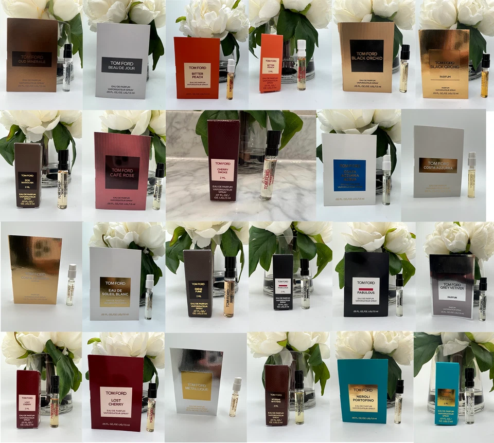 Frascos de perfume de fragancia Tom Ford muestras elige aromas, envío combinado y ahorra Foto 1 de 2