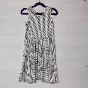 Dotdotsmile Dress Size 7 Tank White with Black Stars New with Tags - Picture 1 of 5