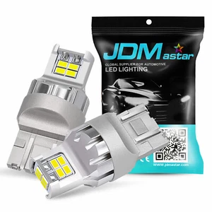 JDM ASTAR 2x 7443 7440 6000K LED Backup Reverse Light Bulbs 12SMD White - Foto 1 di 12