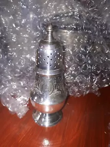 Coctelera tamizadora de azúcar chapada en plata de colección excelente - Imagen 1 de 2