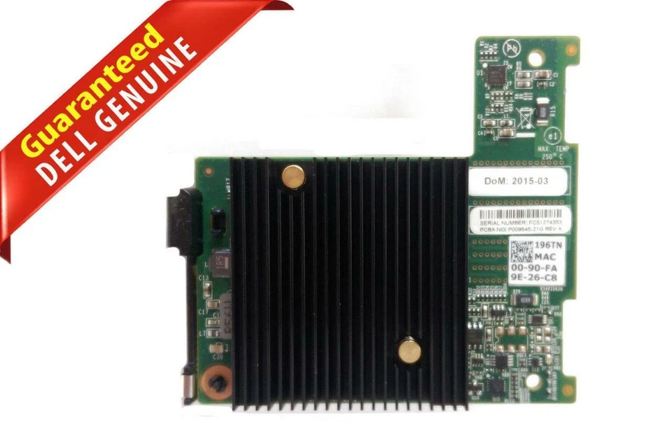 OEM Dell Emulex OCM14102-N5-D DP 10GbE Mezzanine NIC For PowerEdge Blades 196TN - Image 1 of 1