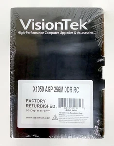 VisionTek 400160 ATI Radeon X1050 AGP 256M DDR RC VGA Video Graphics Card - Picture 1 of 4