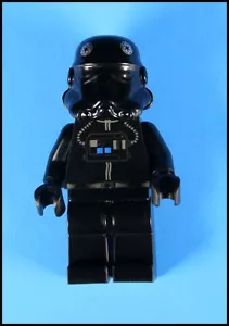 2001 LEGO Tie Fighter Pilot Brown Head Minifigura Corbata Fighter 7146 - Imagen 1 de 4