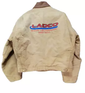 Vintage Carhartt Jacke Detroit Blanket gefüttert J01 braun 45 Reg 14806 Union Labor USA - Bild 1 von 19