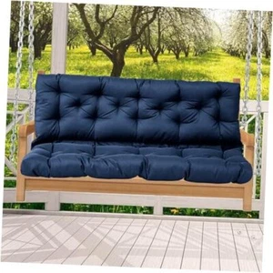 Porch Swing Cushion, Outdoor Swing Cushions, Outdoor Swing 60x40x5 in Navyblue - Picture 1 of 8