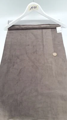 Möbelbezugstoff Polsterstoff Bezugsstoff Samt Velours Grau Stoff 1356 - Bild 1 von 3
