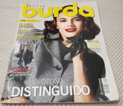 BURDA STYLE MAGAZINE SEWING PATTERNS 10/2008 SPANISH - Image 1 of 4