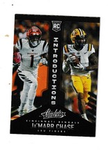 2021 Absolute #int-5 Jamarr Chase Introductions Rookie Card!! NM+!!