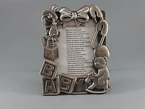 BABY (MARY'S LAMB POEM) PICTURE FRAME - Picture 1 of 2