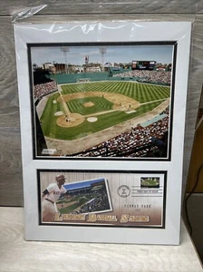 2001 USPS First Day of Issue Cover/Photo Matted Fenway Park Stadium Red Sox - Picture 1 of 5