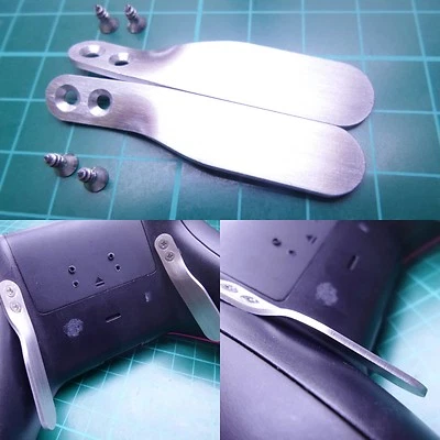 Xbox ONE Aluminium 'BRUSHED' Paddles *my3dbase*