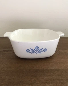 Corning ware Vintage Blue Cornflower Pan  Casserole Dish 6 Cup - Picture 1 of 11