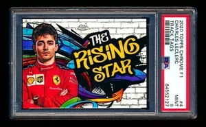 2020 Topps Chrome F1 Track Tags Charles Leclerc RC Refractor Rookie PSA 9 MINT! - Bild 1 von 2