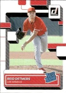 2022 Donruss #43 Reid Detmers RC Los Angeles Angels Baseball - Picture 1 of 2