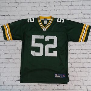 On Field NFL Green Bay Packers #52 Mathews Printed Jersey Shirt Mens Sz Large