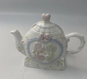 1993 "Tea for Two" Precious Moments Napkin Holder - Picture 1 of 12