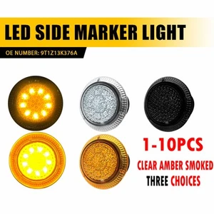 1-10X Lens LED Side Marker Lights 9T1Z13K376A for 2010-2021 Ford Transit Connect - Picture 1 of 99