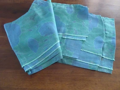 COUPON DE TISSU pour ameublement. COQUELICOTS. - Photo 1/3