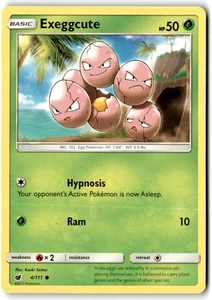 2017 Sun & Moon - Crimson Invasion Exeggcute #4 Basic/Common - Picture 1 of 2