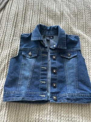 Chaleco vaquero Limited Too Kids talla 10  Foto 1 de 3