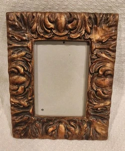 Vintage Ornate Gold Frame 5x7 Picture Gold Bronze 8x10 Inches - Picture 1 of 7