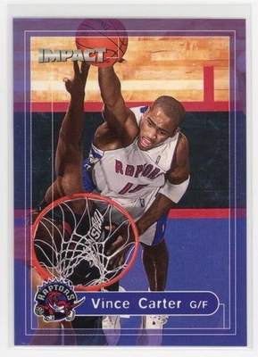 1999 SkyBox Impact #141 Vince Carter Toronto Raptors - Image 1 of 2