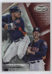 2018 Topps Gold Label Clase 2 Rojo/50 Carlos Correa #46 - Imagen 1 de 4